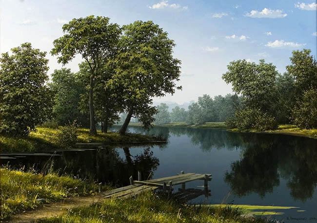 Выставка живописи Владимира Анищенко «Пейзажи родной Беларуси»