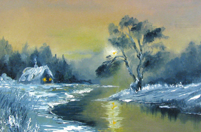 Выставка живописи А. Фунтикова «50+ В палитре дня-лишь яркие цвета...»