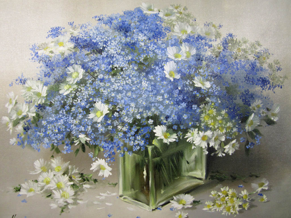 Выставка живописи и графики «Дарите женщинам цветы»