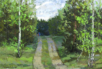 Выставка живописи А.С. Корженевского из коллекции Николая Синякова