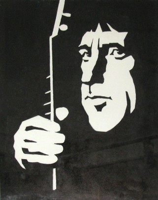 Выставка картин о Высоцком