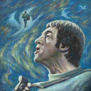 Выставка картин о Высоцком