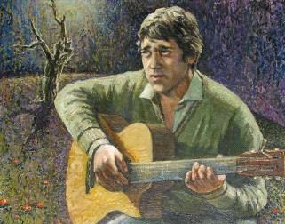 Выставка картин о Высоцком