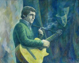Выставка картин о Высоцком